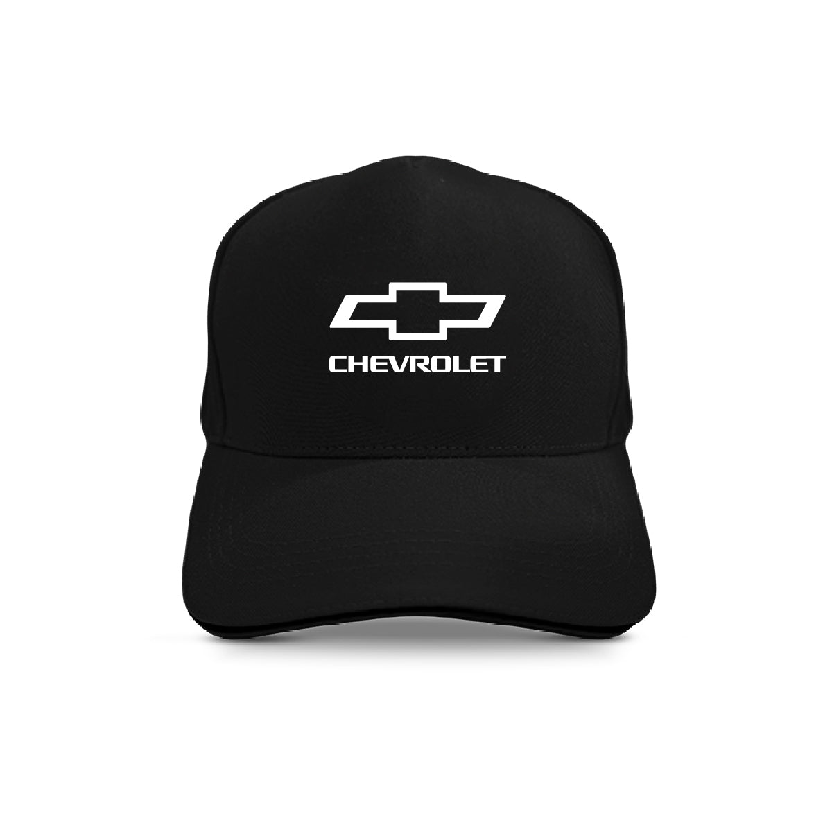 Chevrolet Mono Logo Adult Panel Cap Black