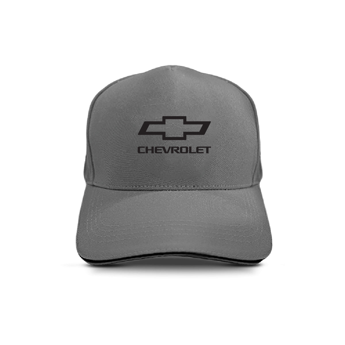 Chevrolet Mono Logo Adult Panel Cap Grey