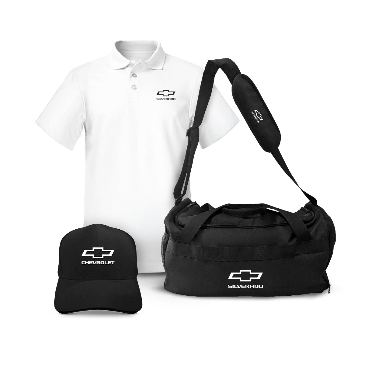 Silverado Polo, Cap & Sport Bag Bundle