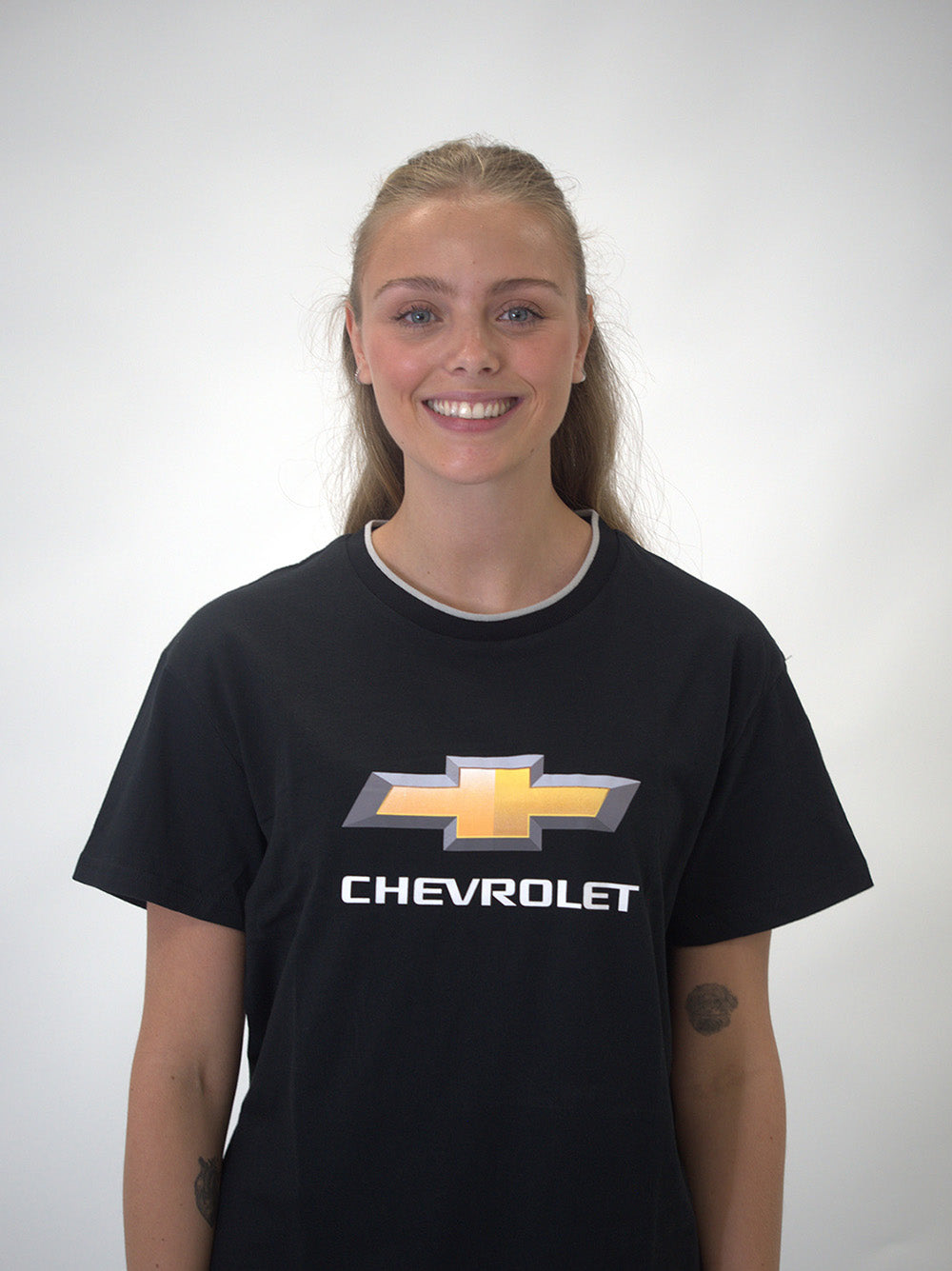 Chevrolet Colour Logo T-Shirt - Black