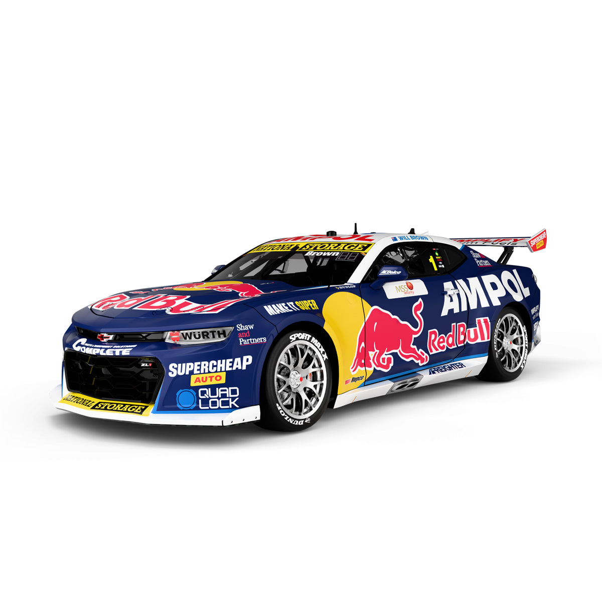 Chevrolet Camaro - Red Bull Ampol Racing - Will Brown #1 - 2025 - Mss Security Melbourne Supersprint - Race 6 Winner