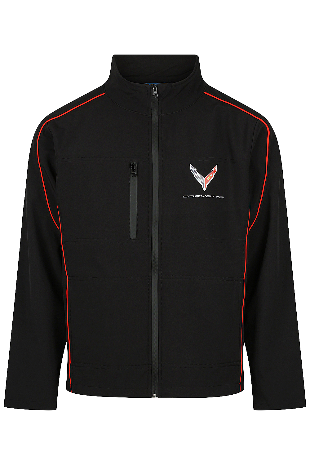 Corvette Softshell Jacket Black/Red