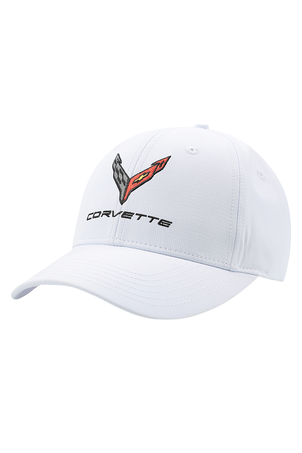Corvette Stay Dri Performance Cap White