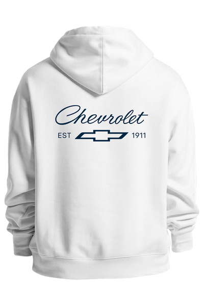 CHEVROLET CLASSIC HOODIE - WHITE/NAVY