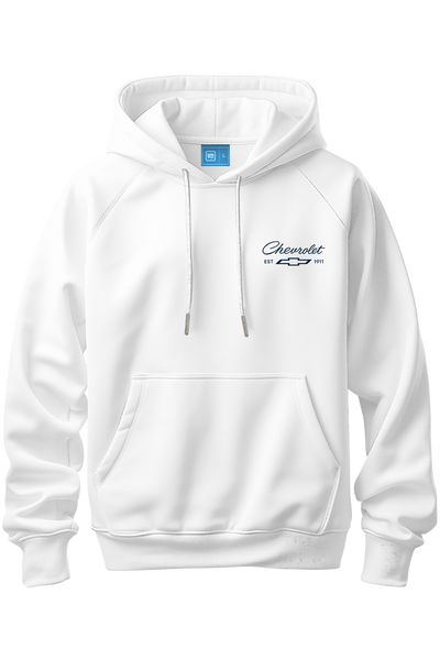 CHEVROLET CLASSIC HOODIE - WHITE/NAVY