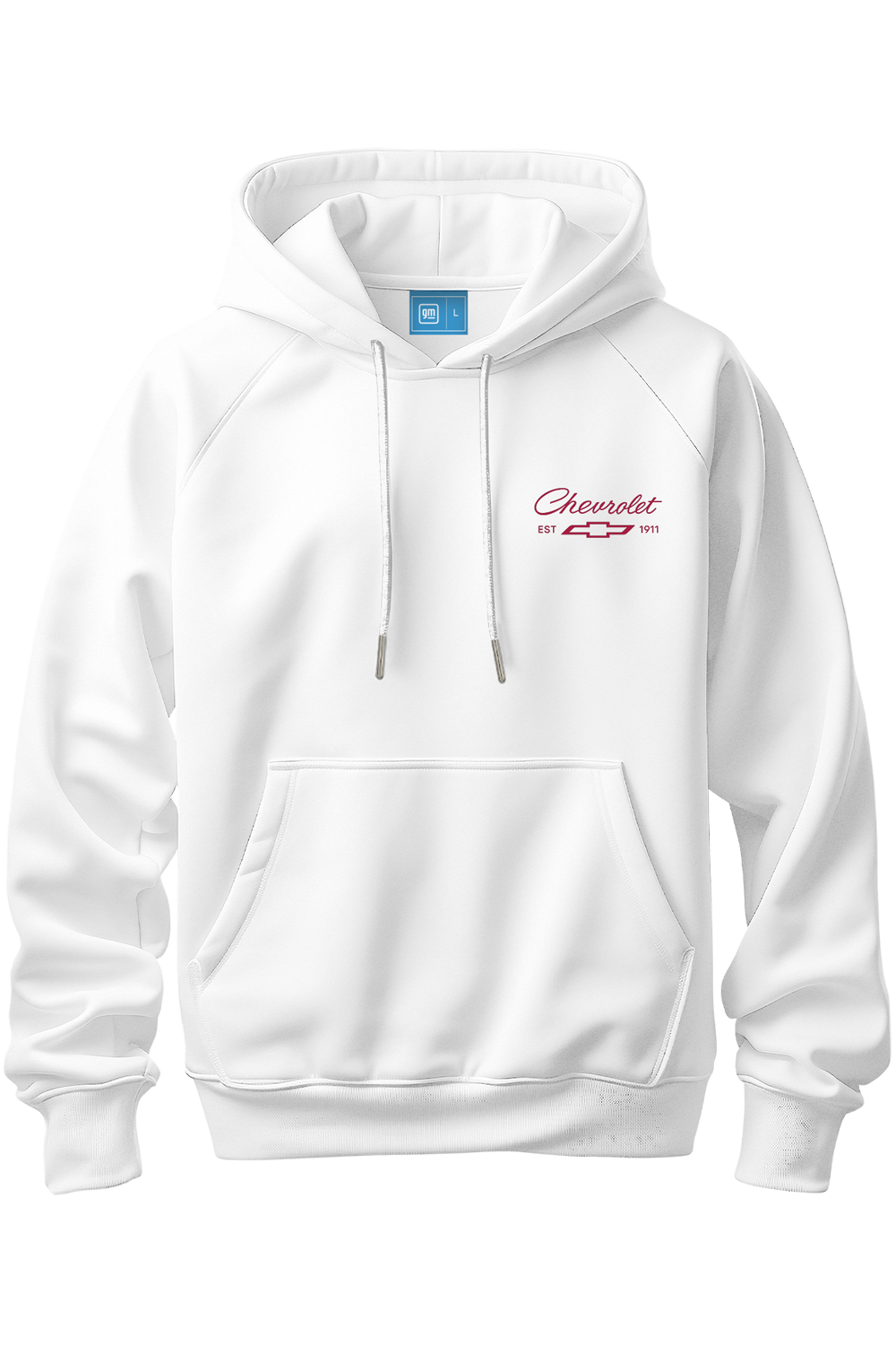 CHEVROLET CLASSIC HOODIE - WHITE/RED
