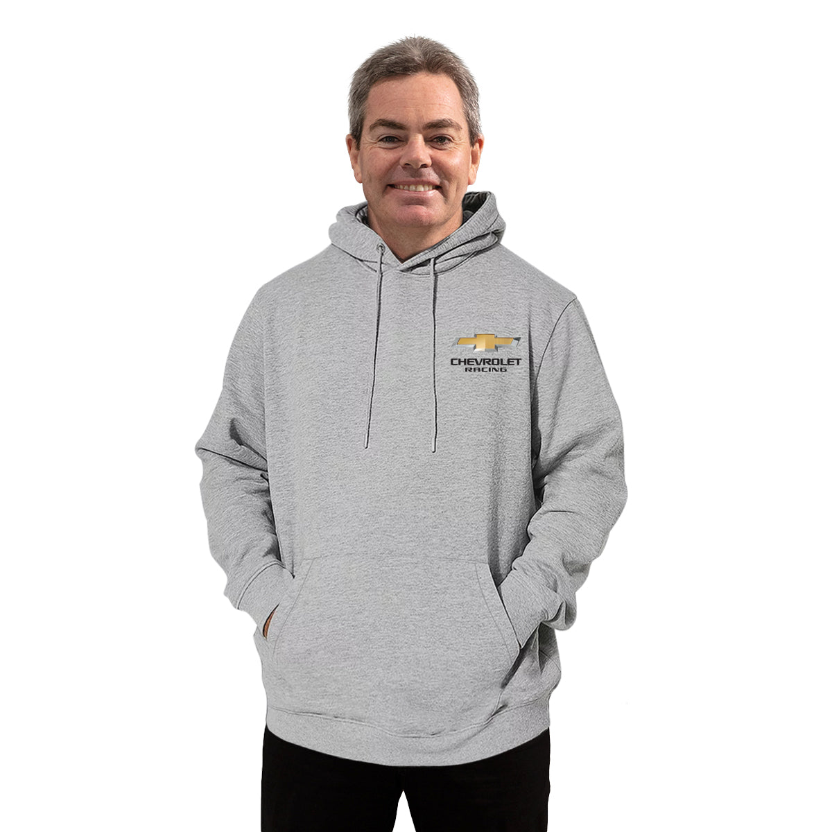 Chevrolet Racing Grey Marle Hoodie