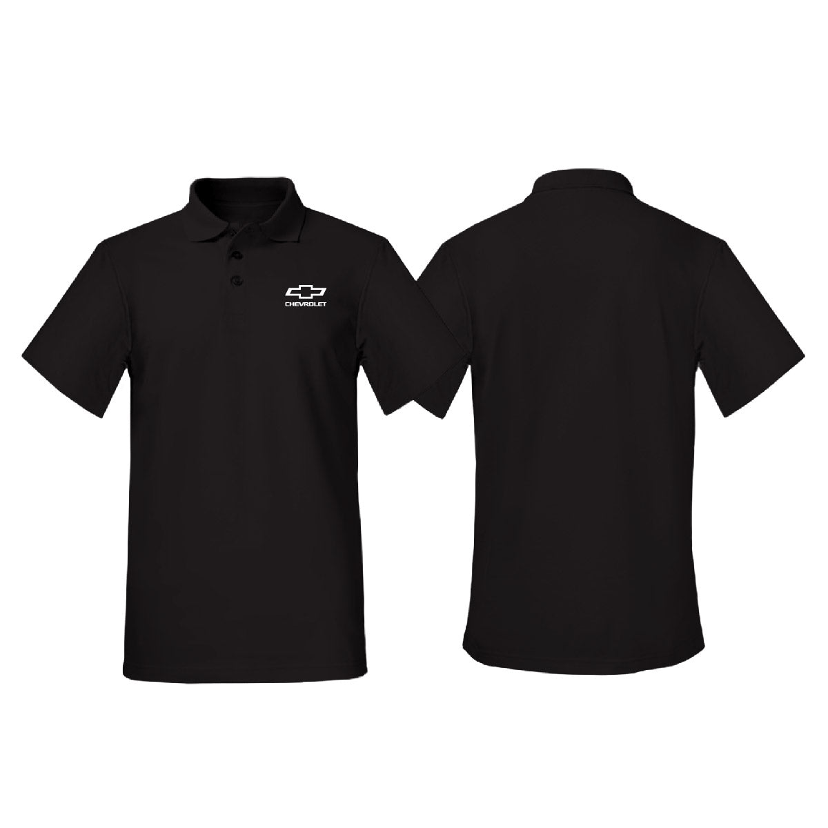 Chevrolet Mono Logo Polo Black