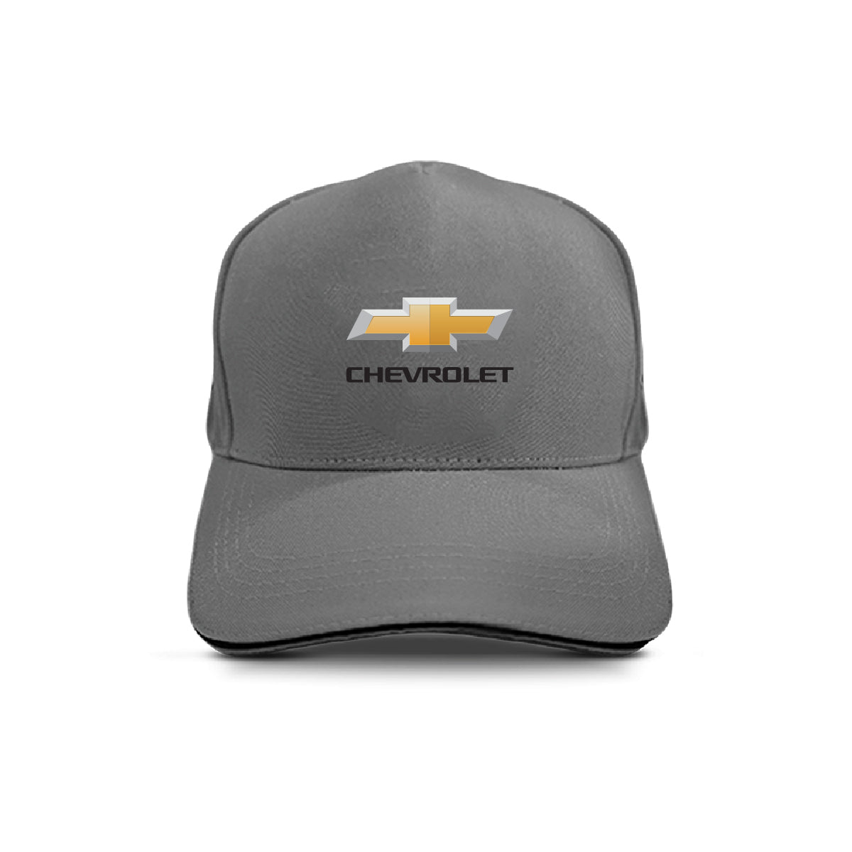 Chevrolet Logo Adult Panel Cap Grey