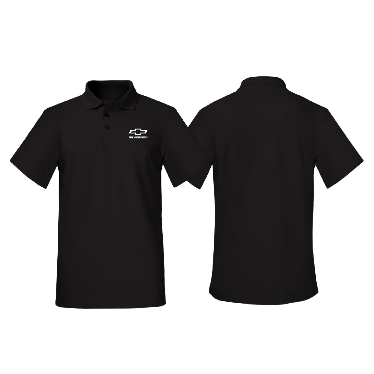 Silverado Logo Polo Black