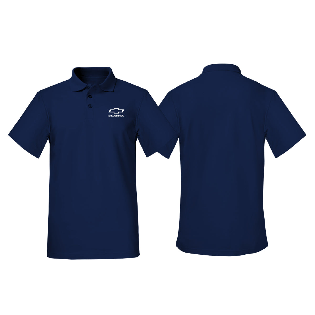 Silverado Logo Polo Navy