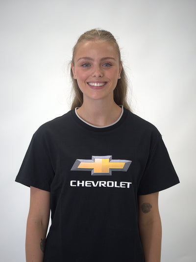 Chevrolet Colour Logo T-Shirt - Black