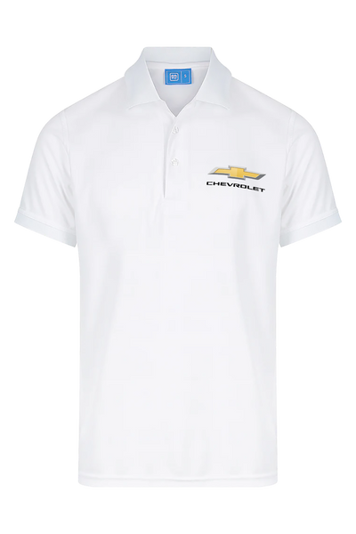 Chevrolet Polo Shirts Performance White 2026
