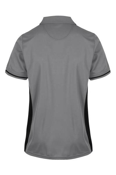 Ladies Silverado Polo Shirts Elite Grey/Black