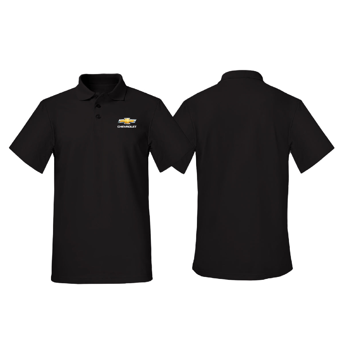 Chevrolet Logo Polo Black