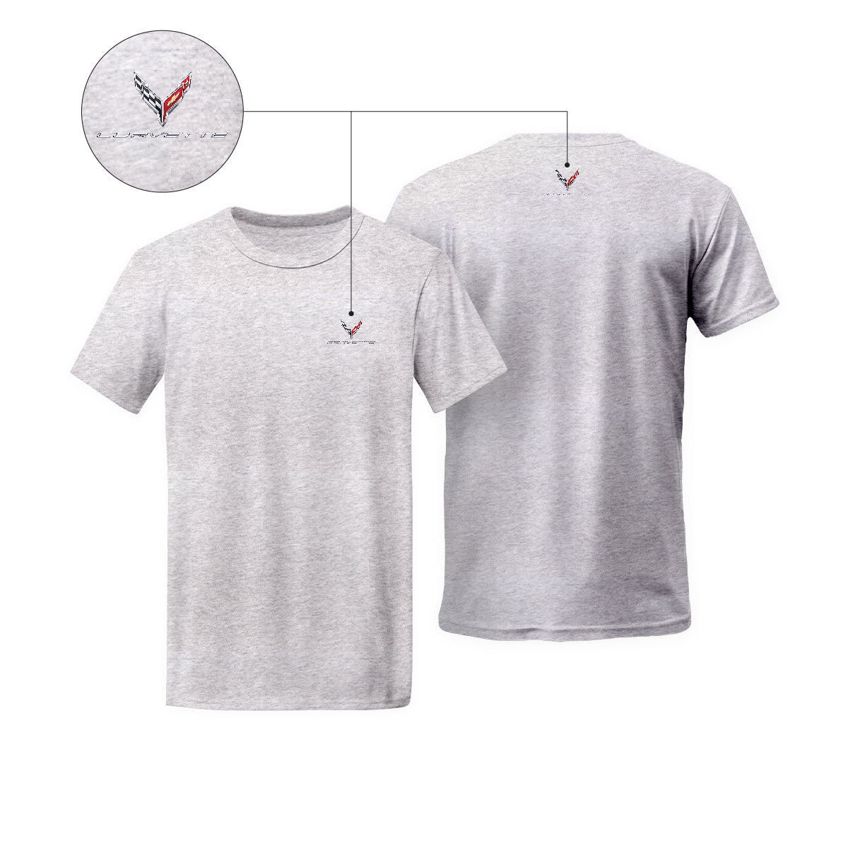 Corvette Logo T-shirt Grey Youth