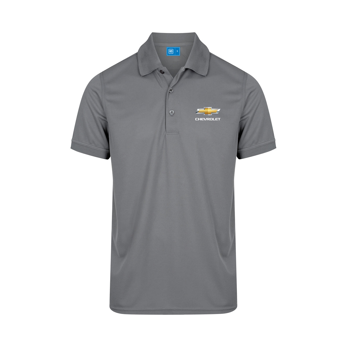 Chevrolet Polo Shirt Performance Grey