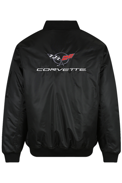 Corvette Black Aviator Jacket
