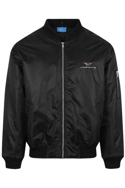 Corvette Black Aviator Jacket