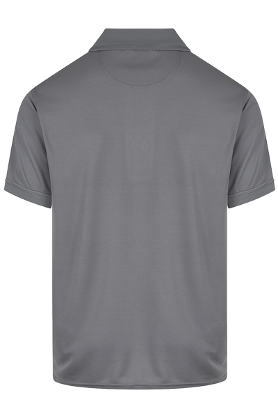 Mens Corvette Polo Shirts Performance Grey
